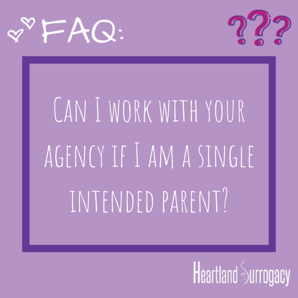 Surrogacy FAQ: Can I work with your agency if I am a single intended parent?
