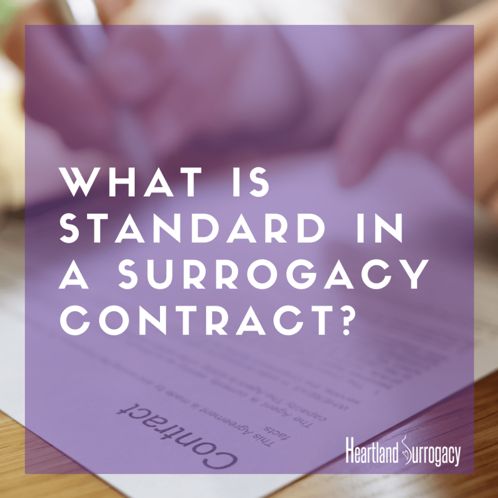 signing a gestational carrier contract