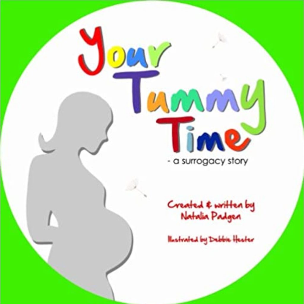 Cover of children's surrogacy book "Your Tummy Time" by Natalia Padgen