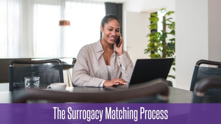 latina surrogate on surrogacy match call. title of blog post: The Surrogacy Matching Process"