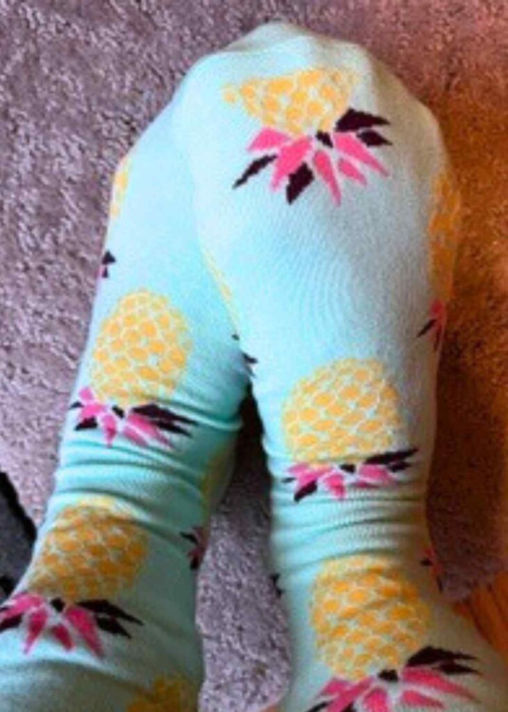 pineapple socks for transfer day