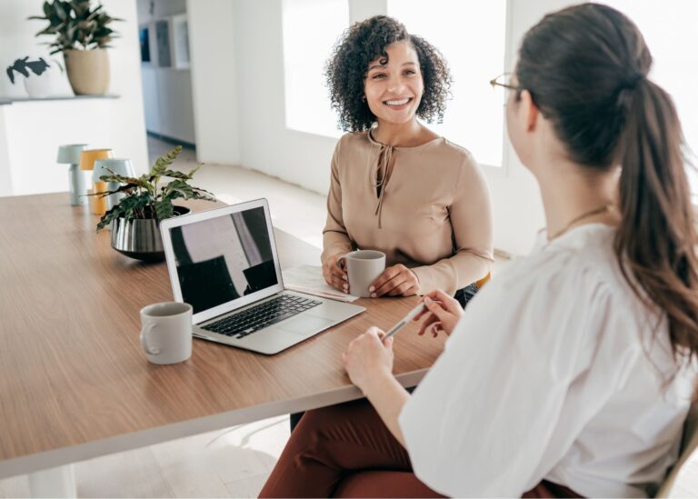 Heartland Surrogacy case manager conducting intended parent interview