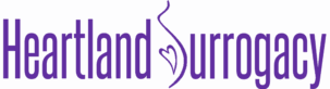 Heartland Surrogacy. Logo of boutique surrogacy agency.